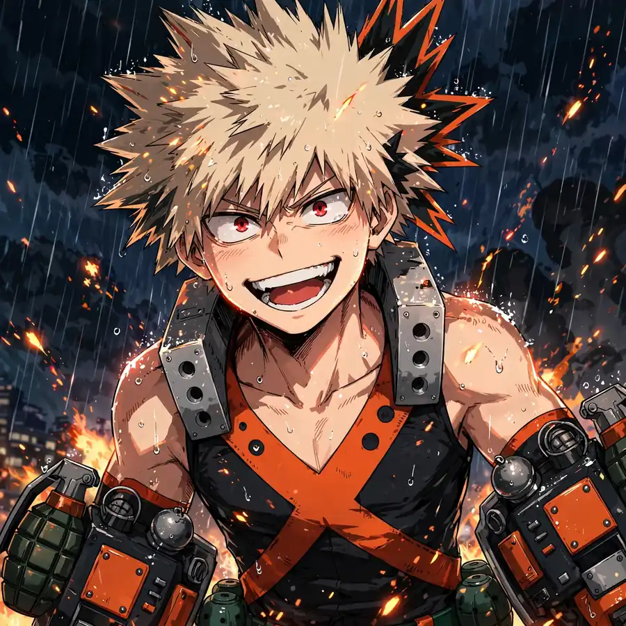 Dark Bakugo pfps: original night rain