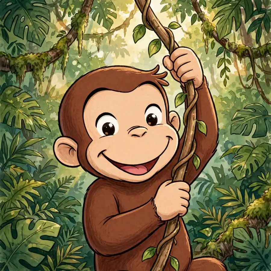 Adventure pfp George: original vine swing