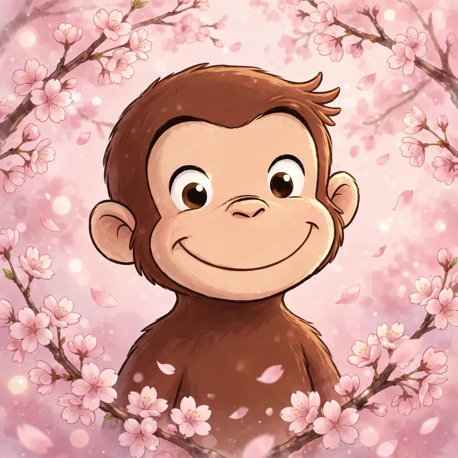 George pfp aesthetic: original cherry blossoms