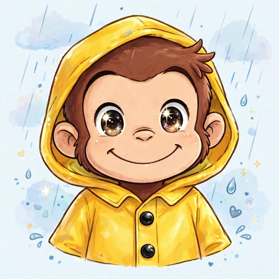 George pfp chibi: original mini raincoat