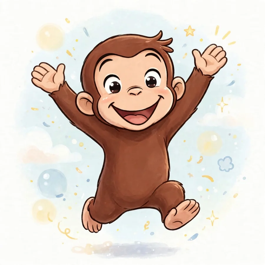 George chibi pfp: original mini jumping