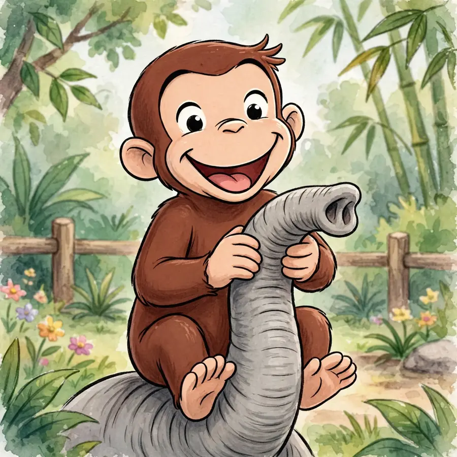 Zoo pfp George: original elephant trunk ride
