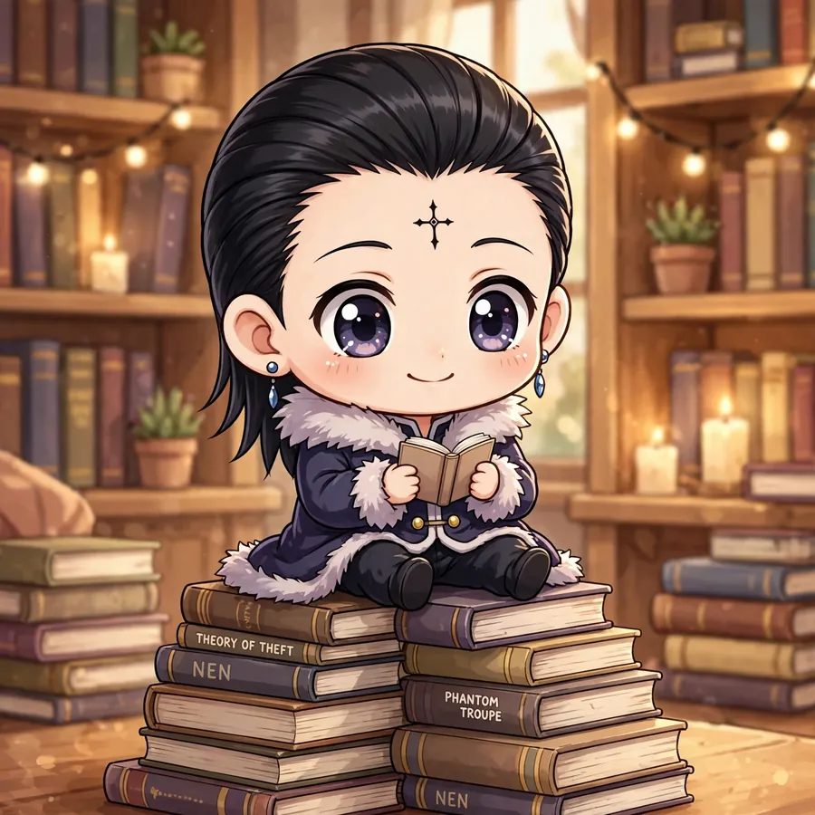 Chibi Chrollo pfps: original tiny coat