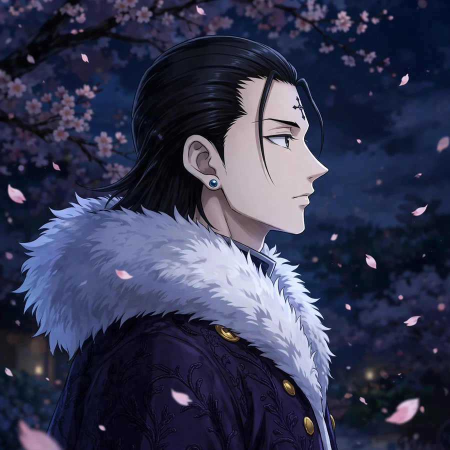 Chrollo pfp: original iconic pose