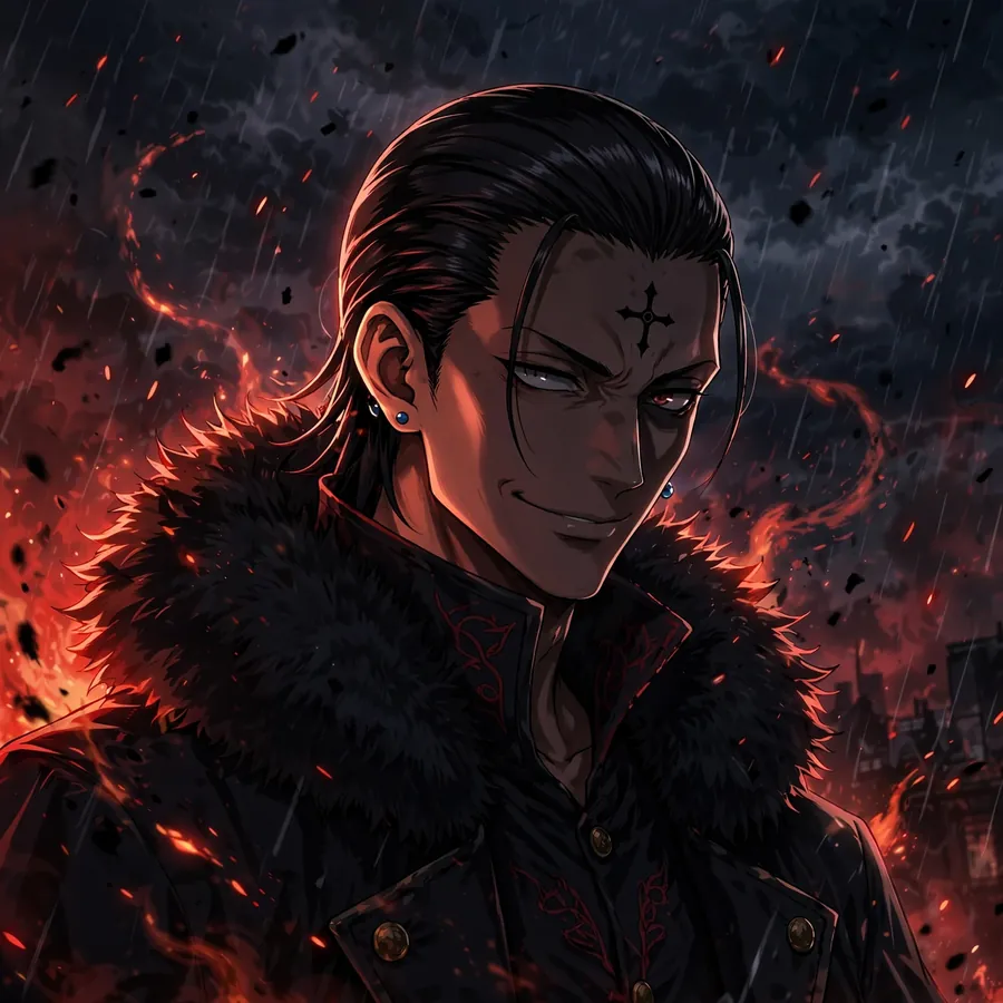 Chrollo dark pfp: original silhouette