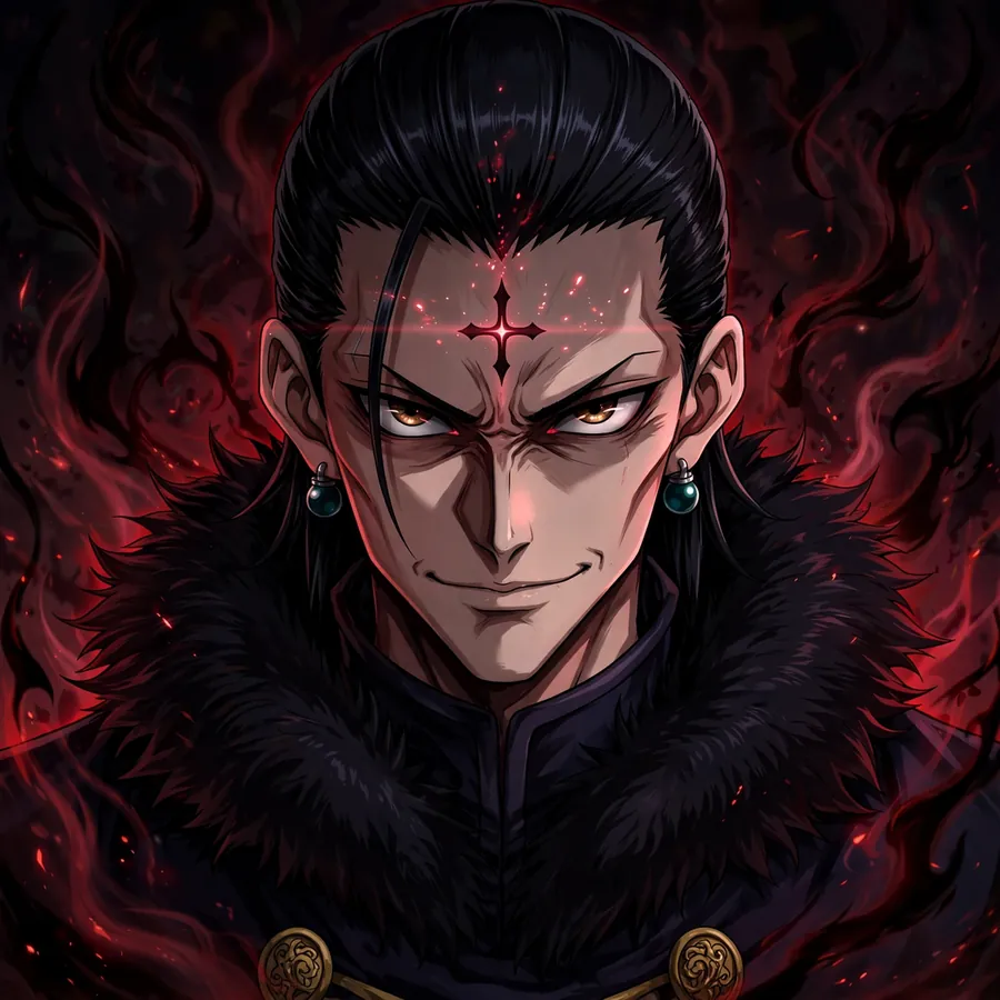 Menacing Chrollo pfp: original intense stare