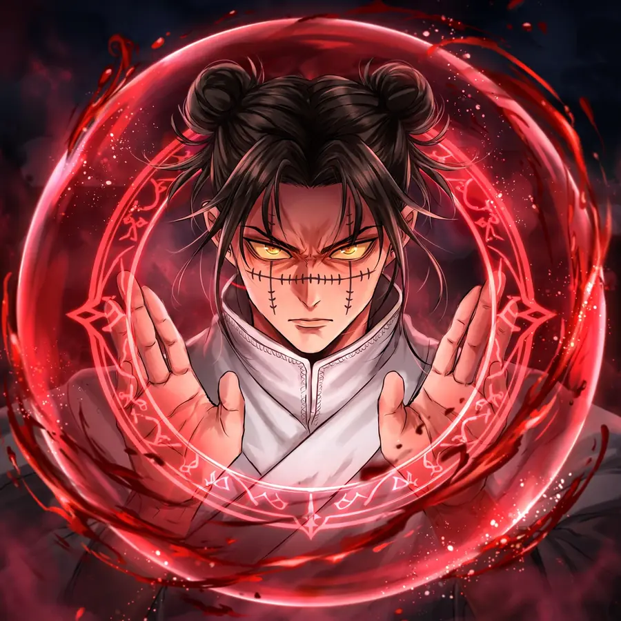 Choso pfp: original blood shield raised to protect Yuji