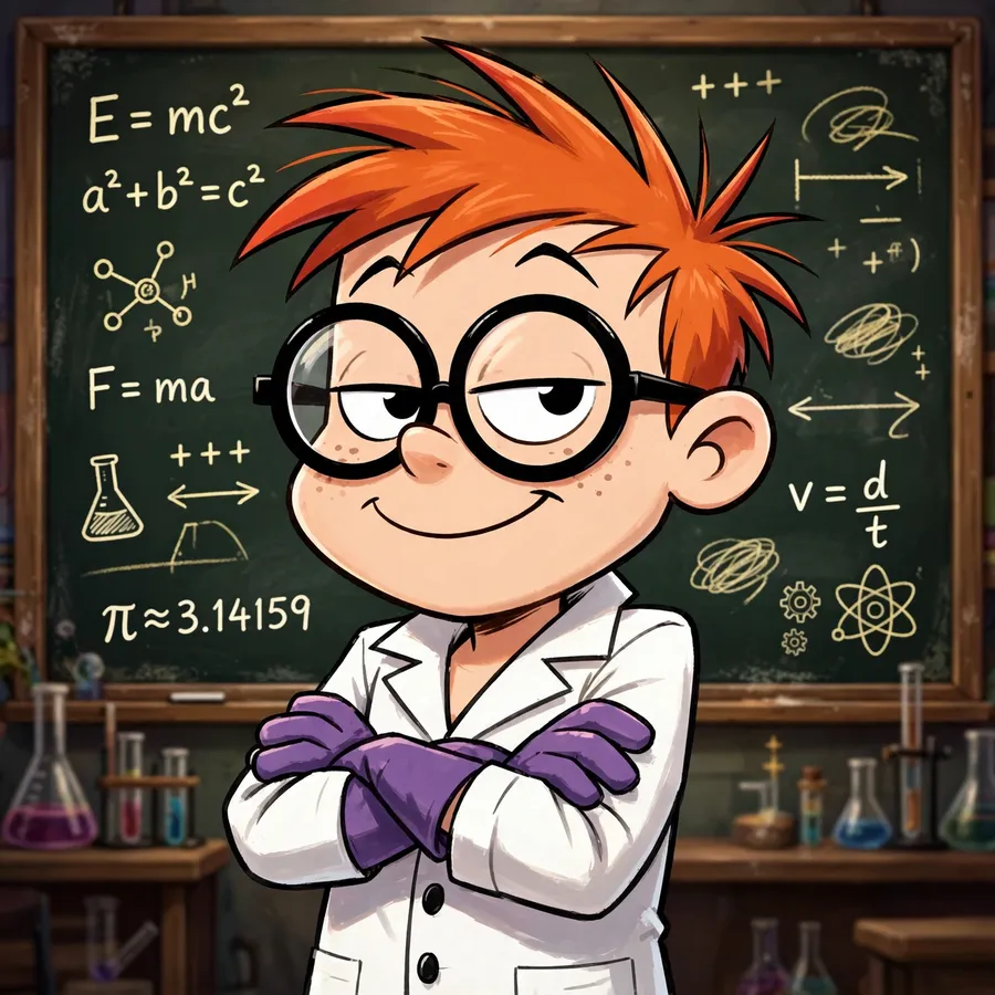 Genius Dexter pfps: original chalkboard smirk with equations