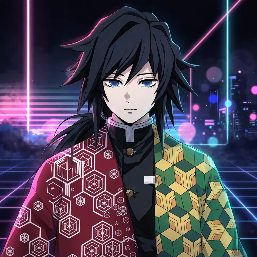 Aesthetic Giyu pfps: original vaporwave