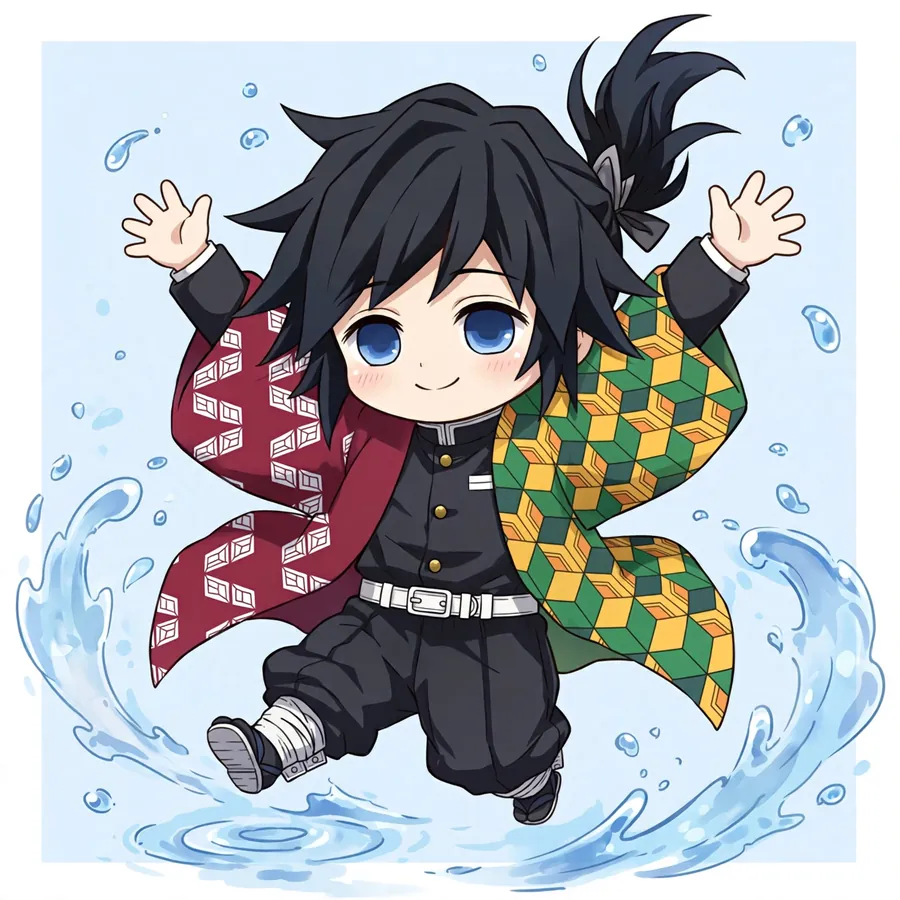 Giyu chibi pfp: original jumping