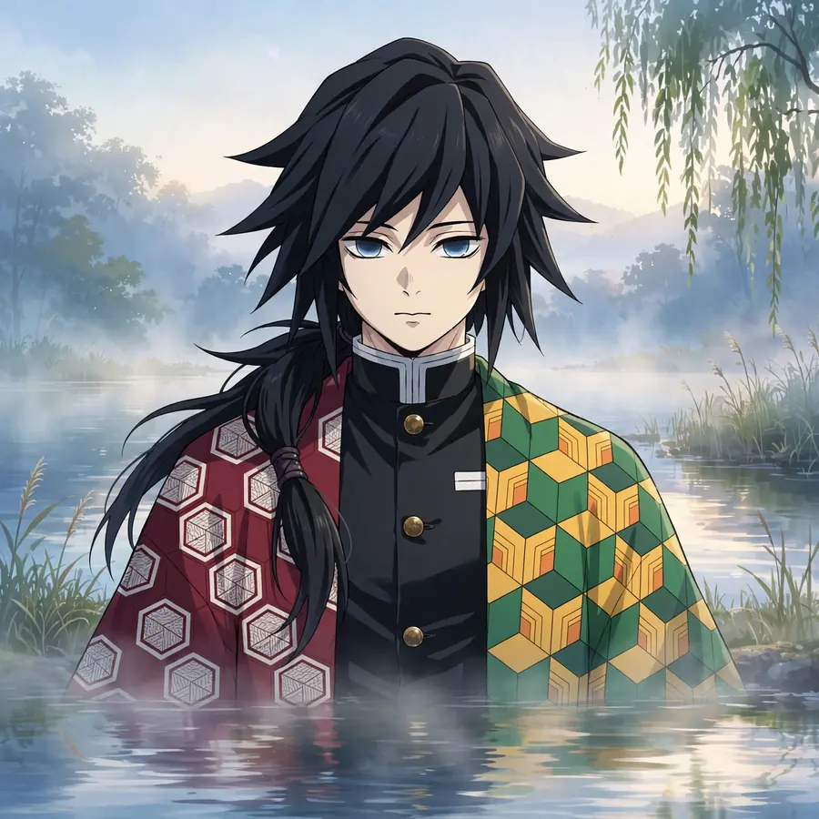 Water pfp Giyu: original misty lake