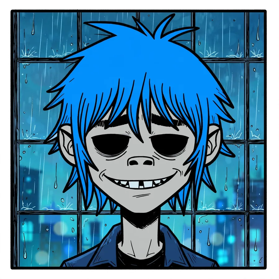 Gorillaz 2D pfp: original stage look