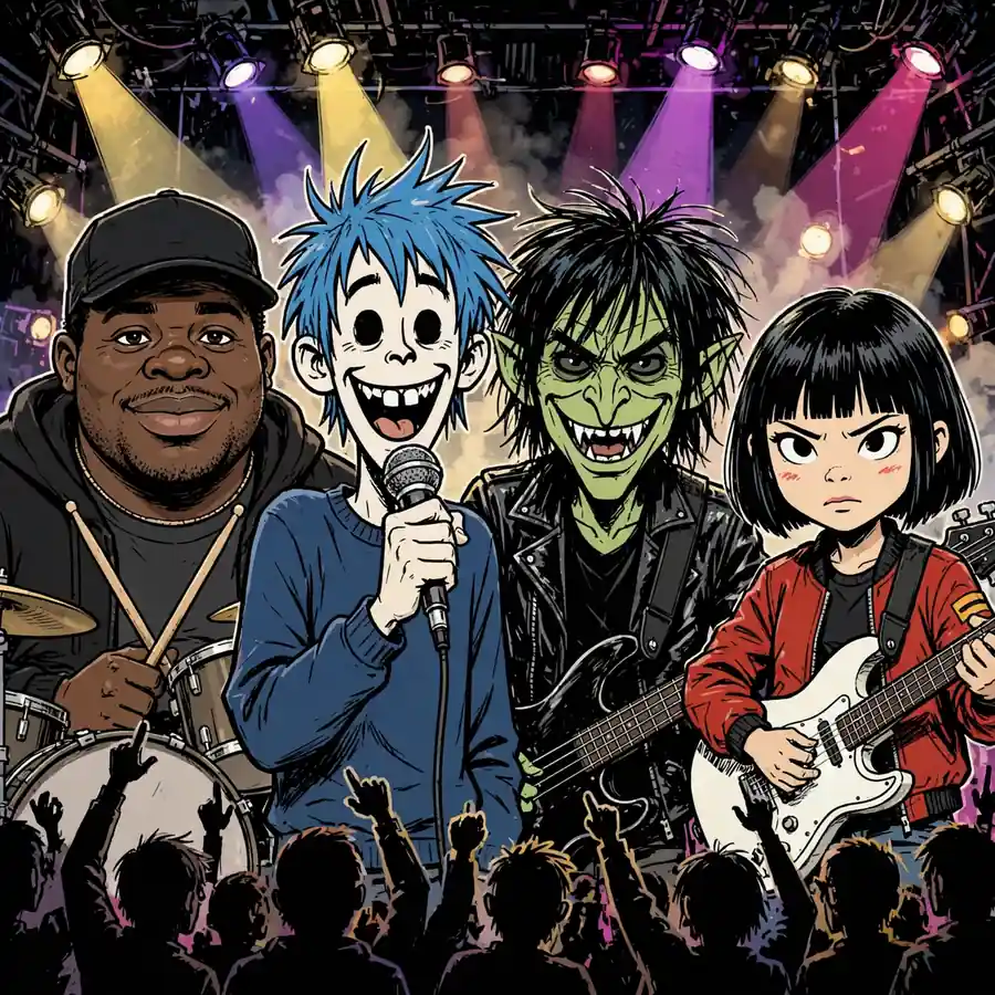 Band Gorillaz pfp: original all four