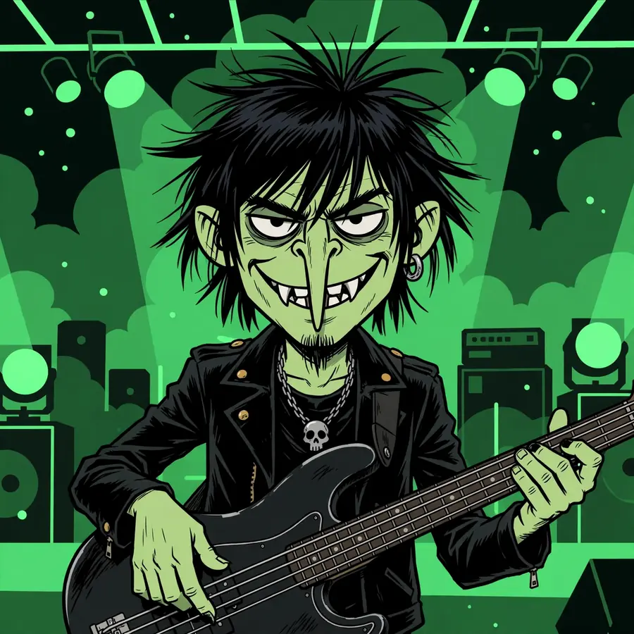 Gorillaz Murdoc pfp: original bassist