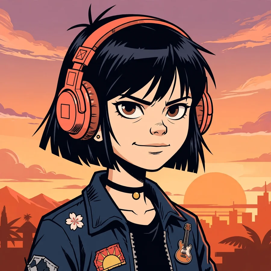 Noodle Gorillaz pfps: original guitar solo