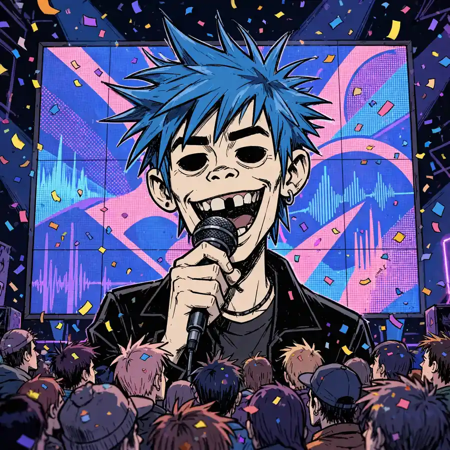Gorillaz stage pfp: original concert