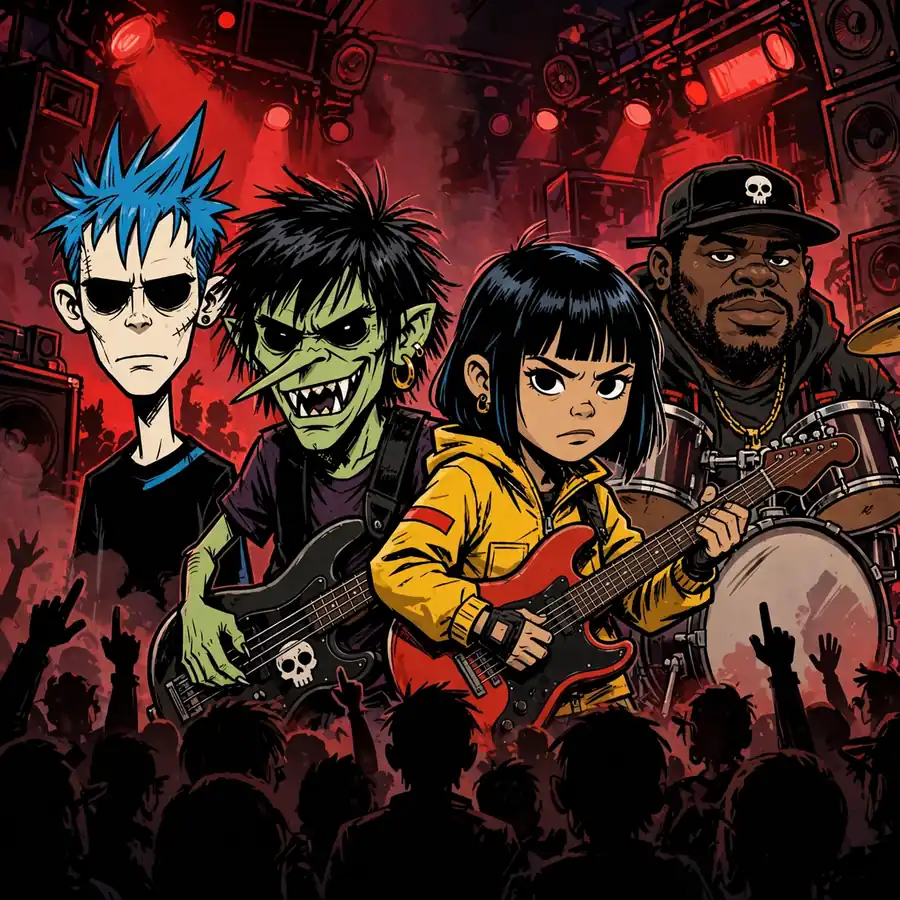 Stage Gorillaz pfp: original lights