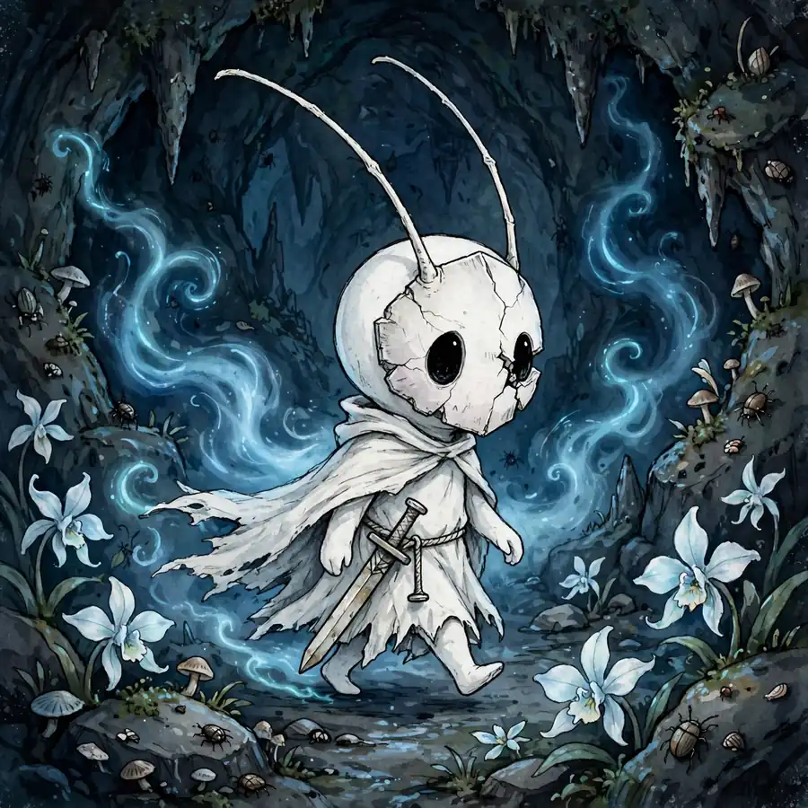 Hollow Knight pfp: original nail raised