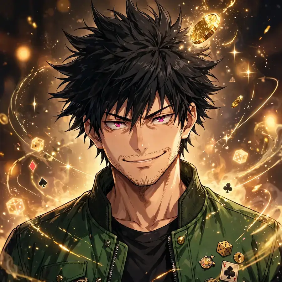 Gambler Hakari pfps: original coin flip