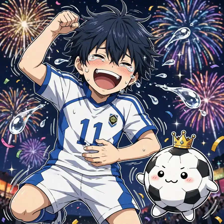 Funny pfp Isagi: original victory dance celebration