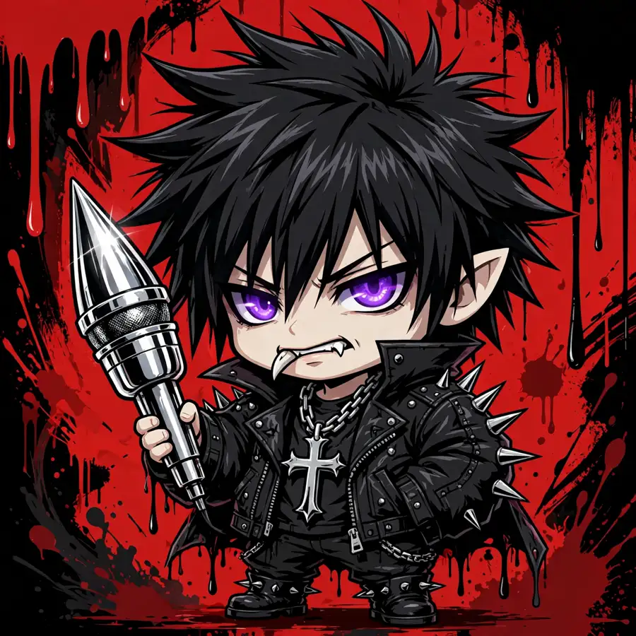 Ken Carson pfp chibi: original mini with oversized mic