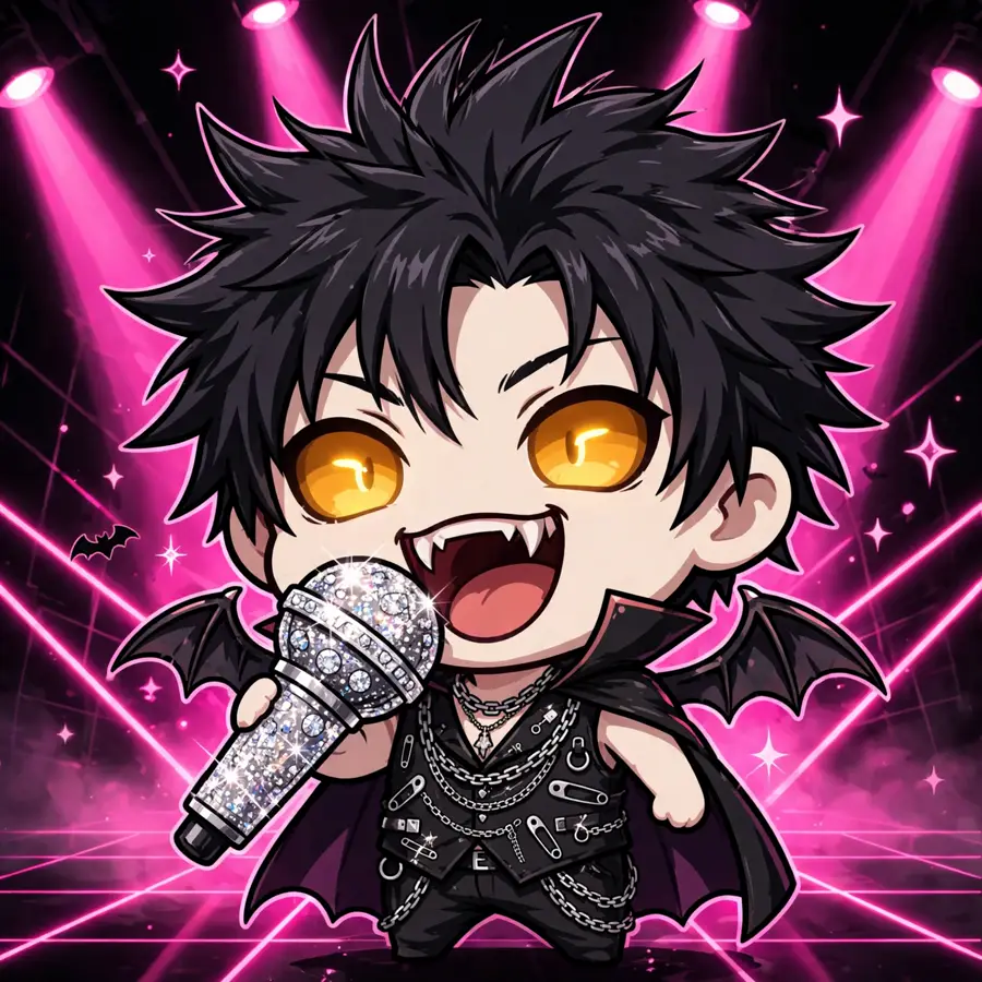 Ken Carson chibi pfp: original mini fanged grin