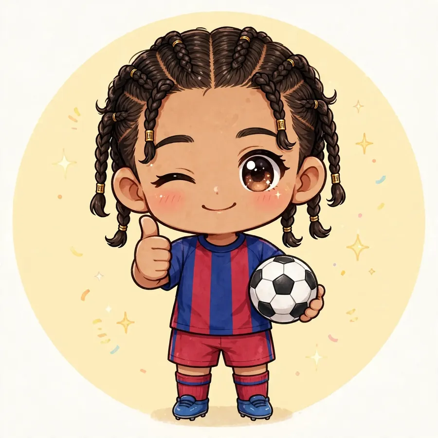 Chibi Lamine Yamal pfp: original tiny footballer