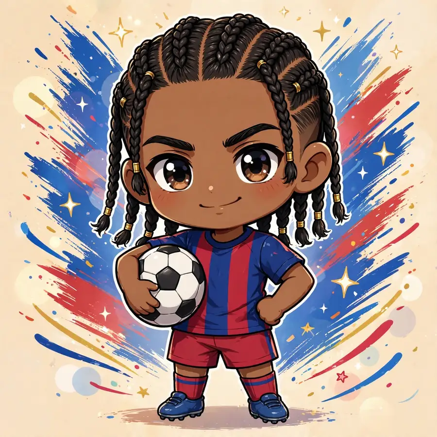 Chibi pfp Lamine Yamal: original tiny grin