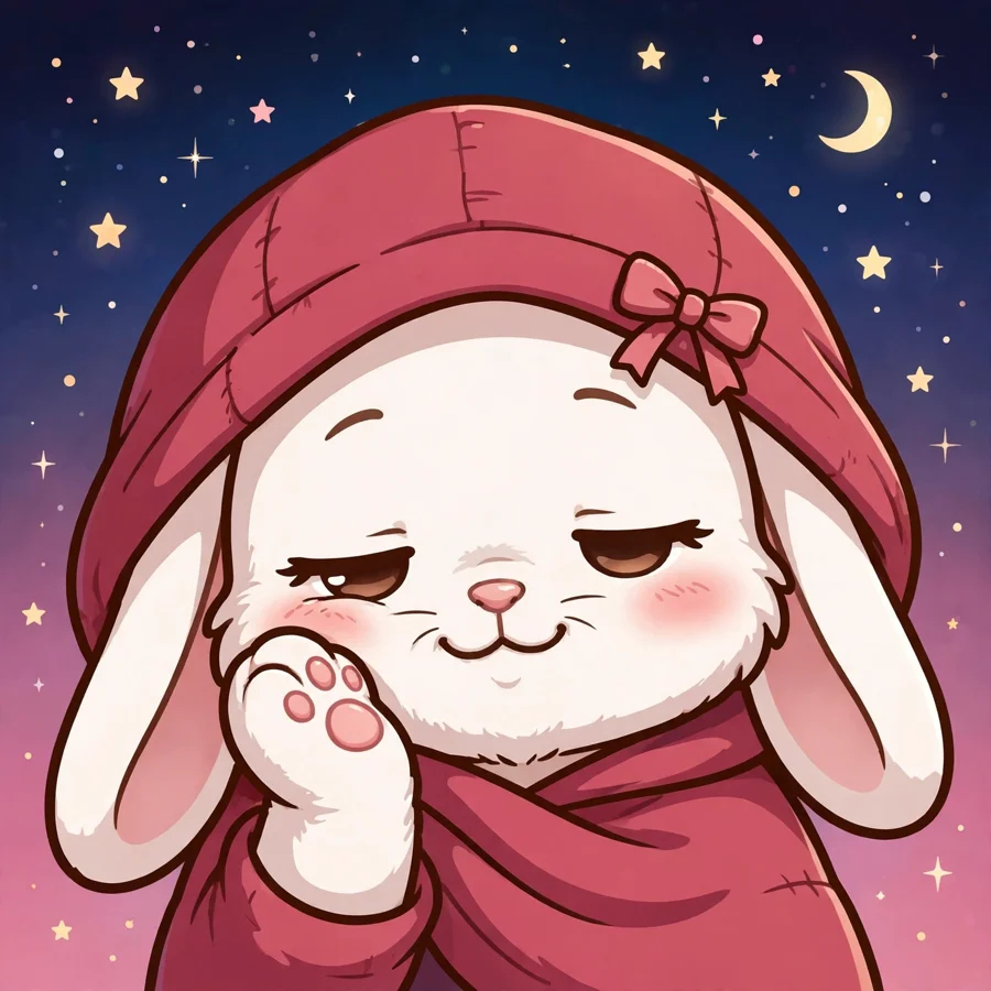 My melody pfp profile: original bold bunny close-up on clean background