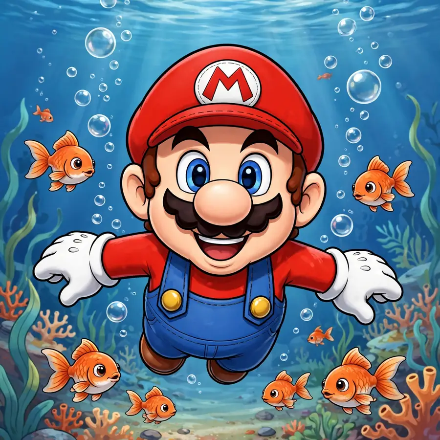 Adventure pfp Mario: original dungeon torch