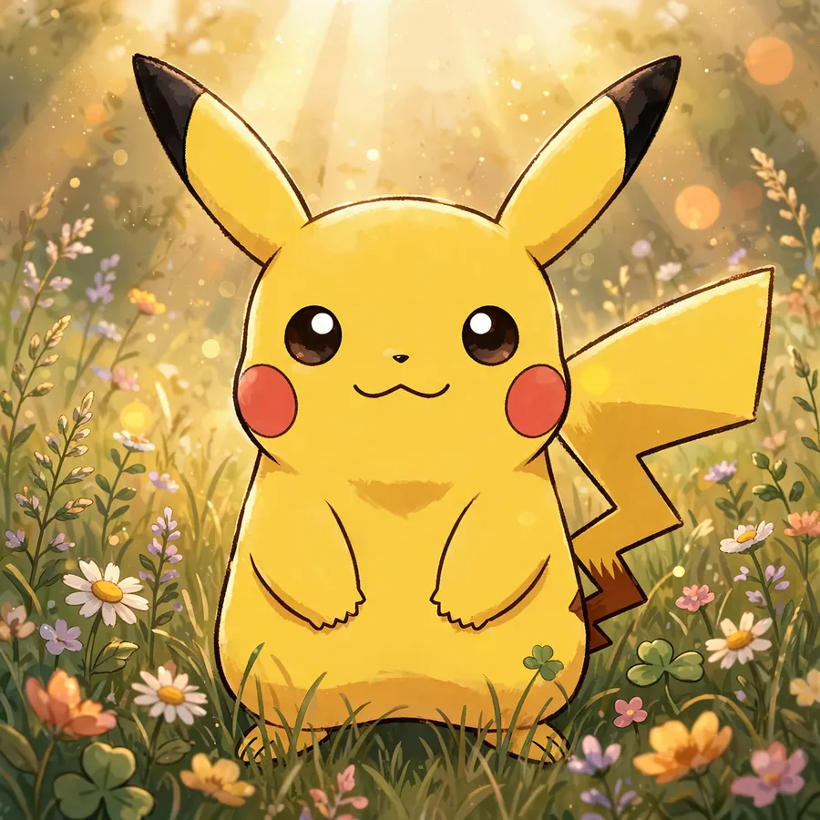 Pikachu aesthetic pfp: original blossoms