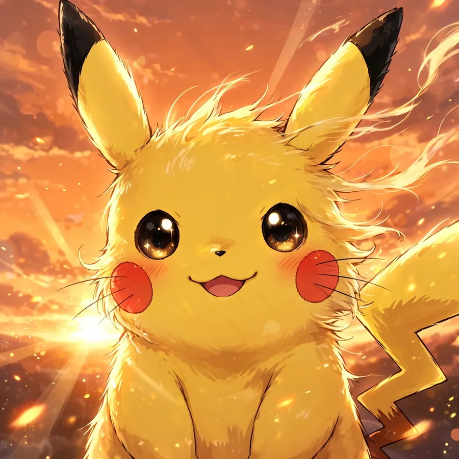 Pikachu pfp anime: original dynamic
