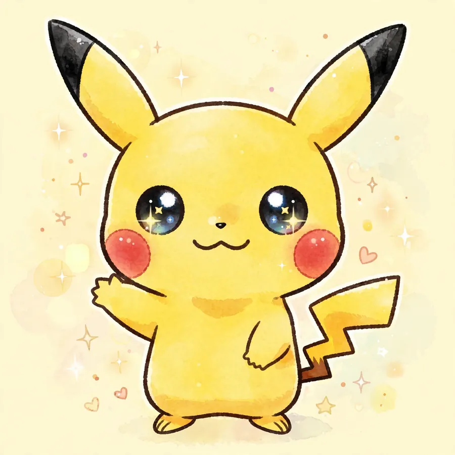 Chibi Pikachu pfp: original tiny mouse