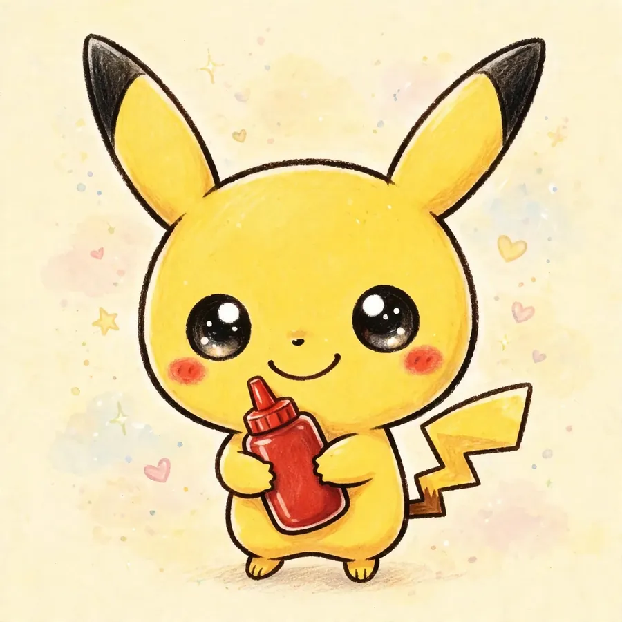 Pikachu pfp chibi: original mini cheeks