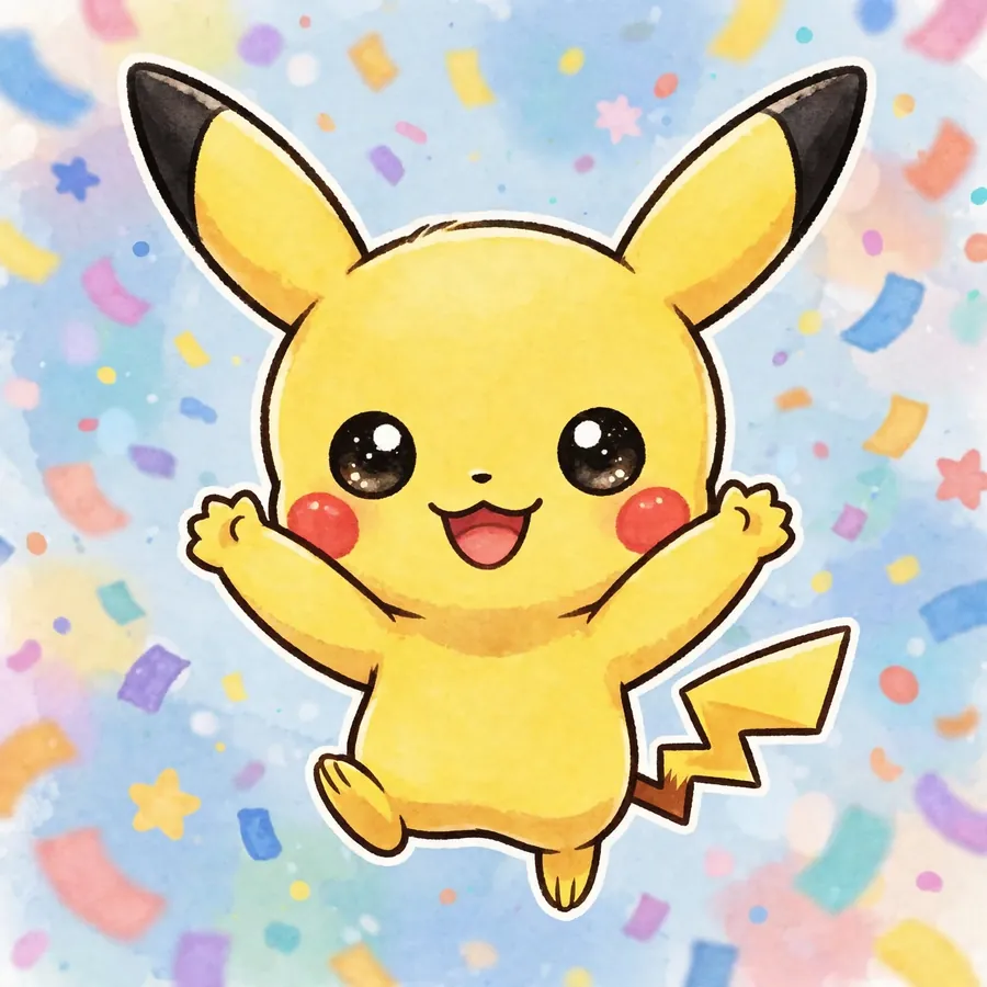 Chibi Pikachu pfps: original tiny tail