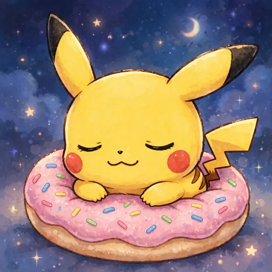 Pikachu chibi pfp: original mini nap