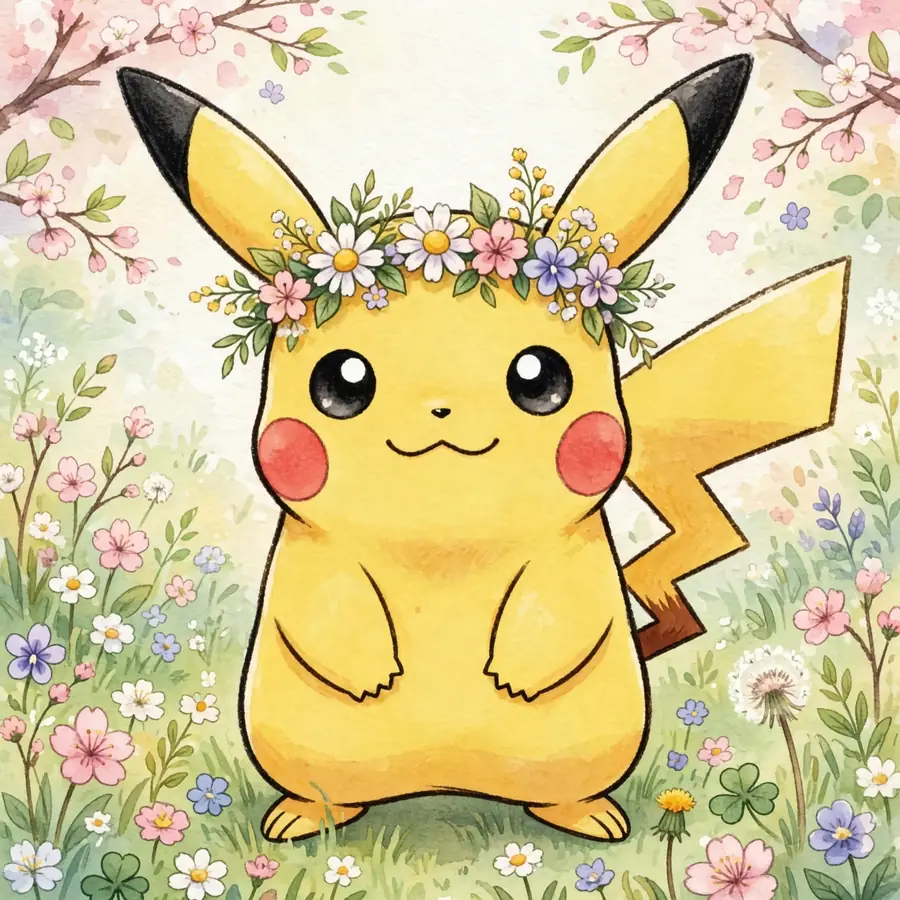 Cute Pikachu pfps: original napping