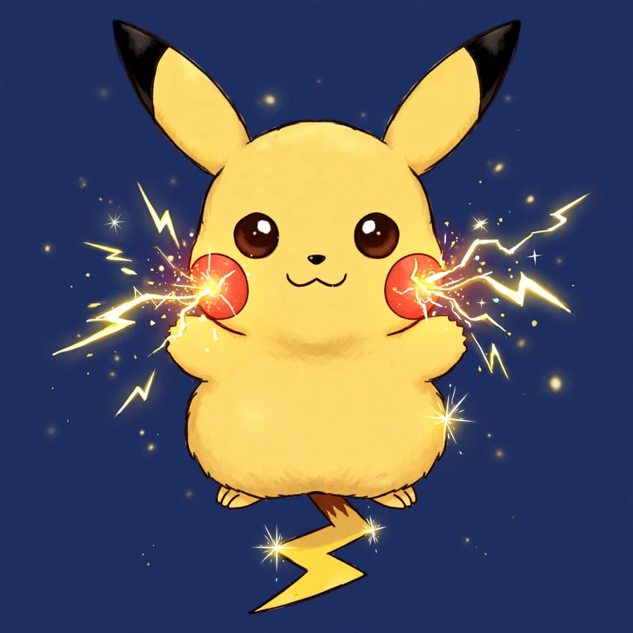 Electric Pikachu pfp: original thunderbolt