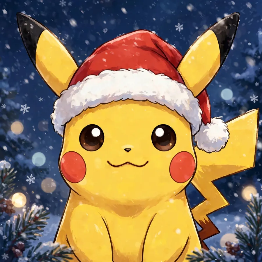 Pikachu with hat pfp: original party hat