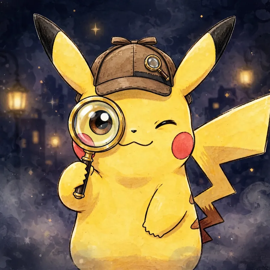 Pikachu hat pfps: original detective hat