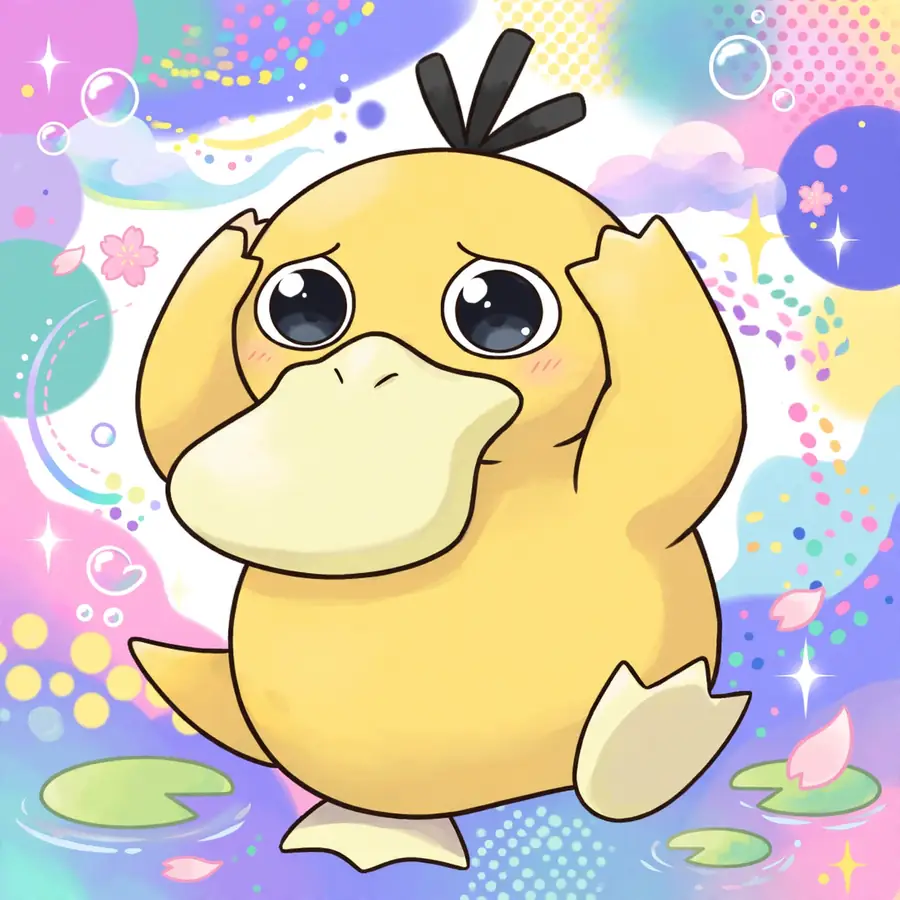 Chibi Pokemon pfp: original tiny Psyduck