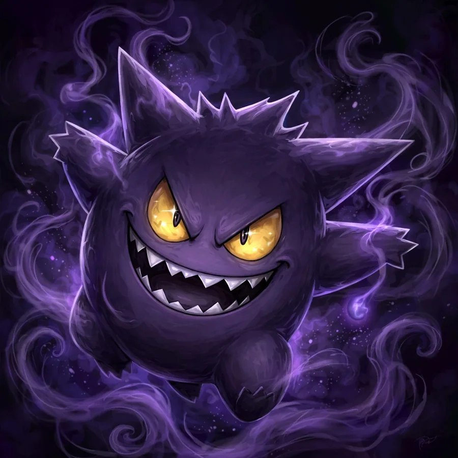 Ghost Pokemon pfp: original Gengar