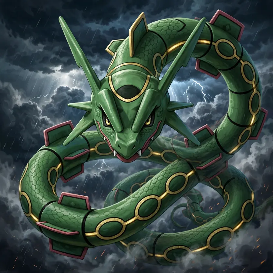 Legendary Pokemon pfp: original Rayquaza