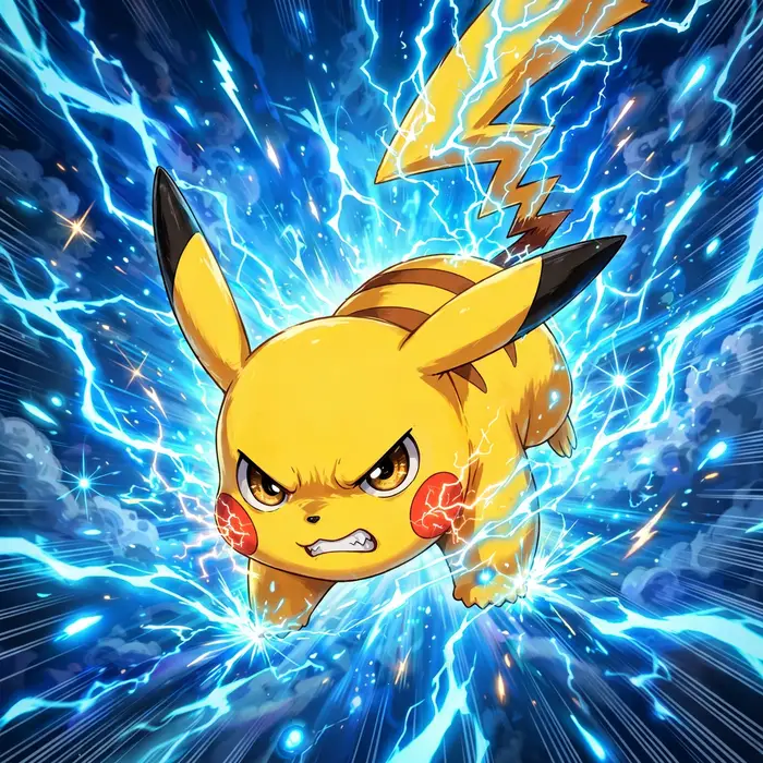 Pikachu pfp: original battle sparks
