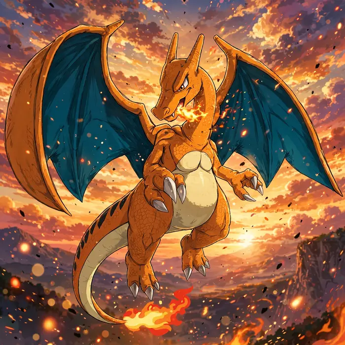 Starter Pokemon pfp: original Charizard