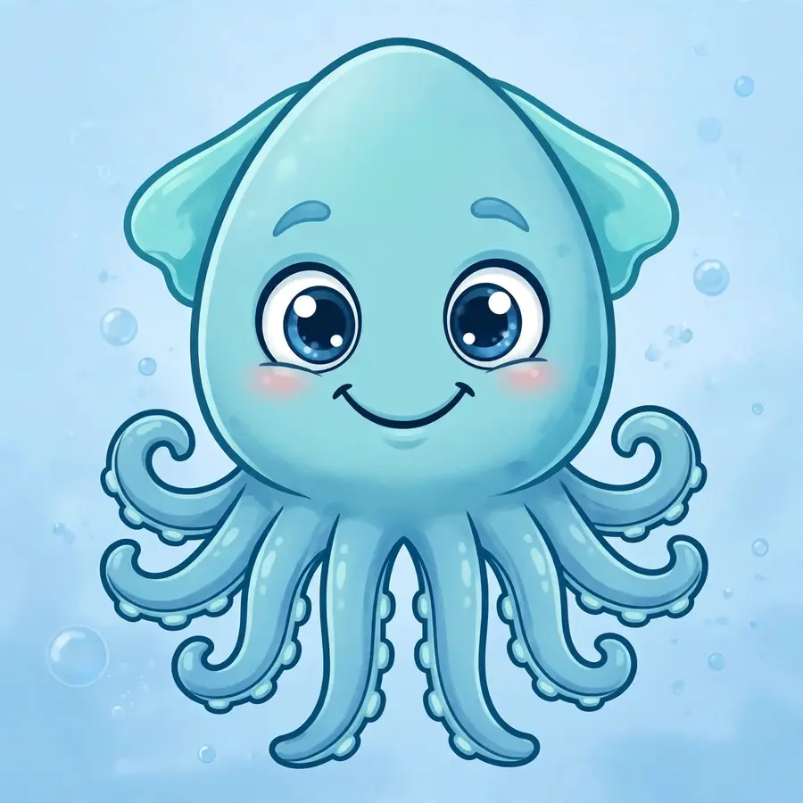 Spongebob pfp of a cute squid