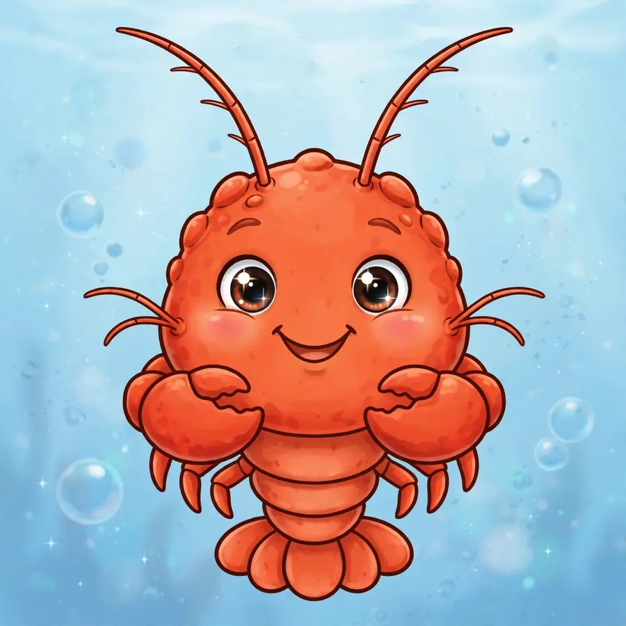 Spongebob pfp of a red lobster