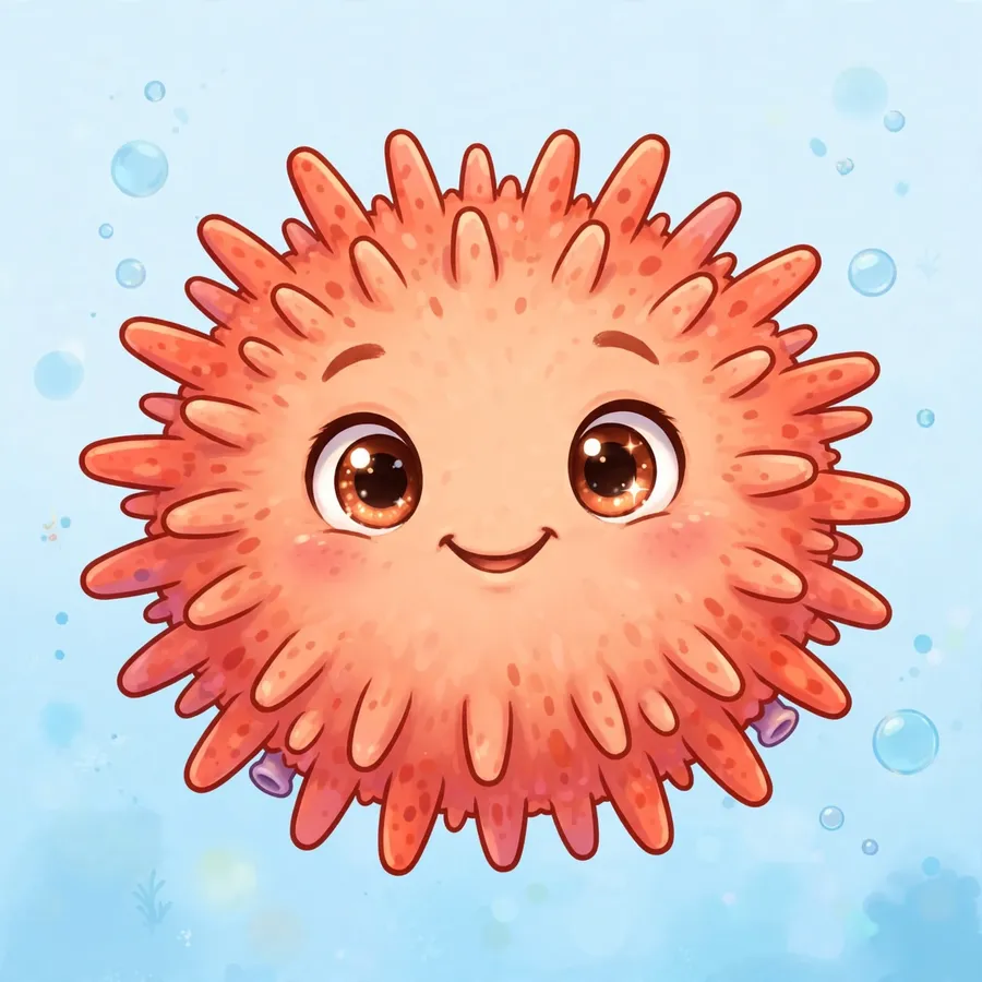 Spongebob pfp of a cute sea urchin