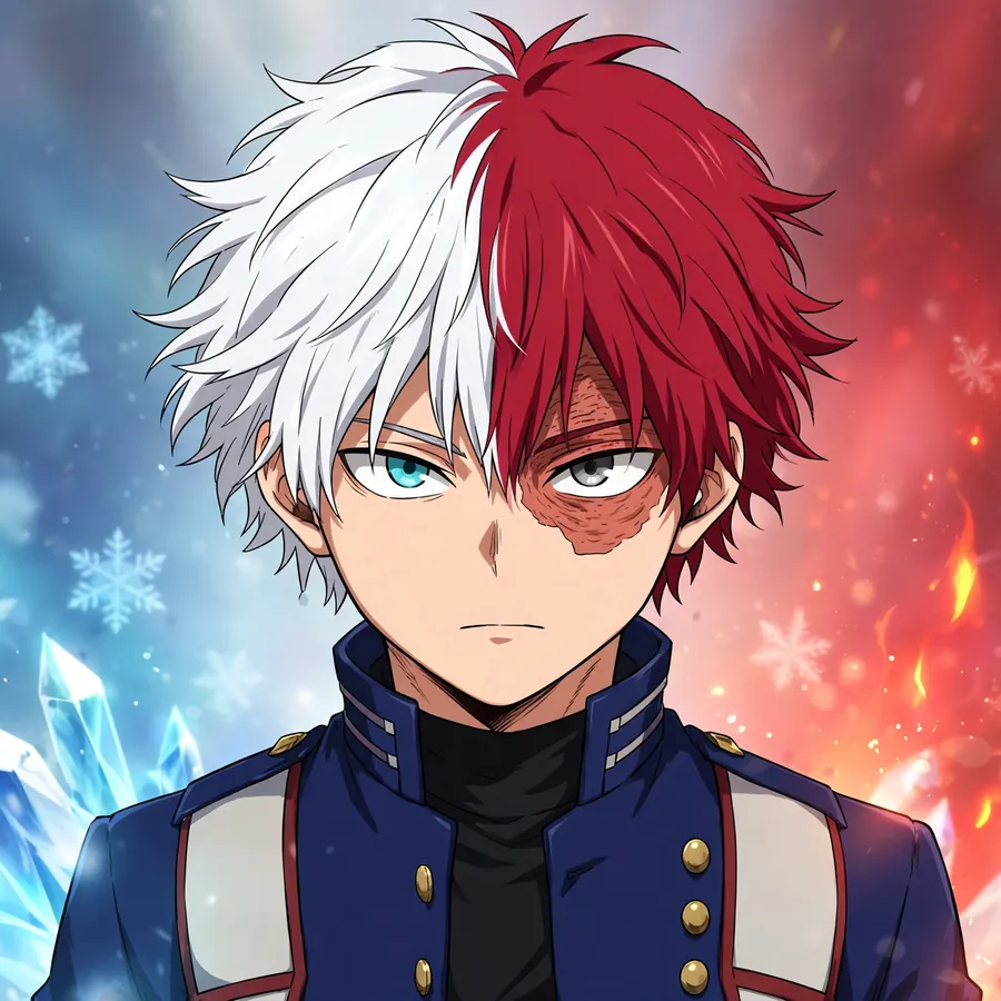 Anime Todoroki pfp: original key visual