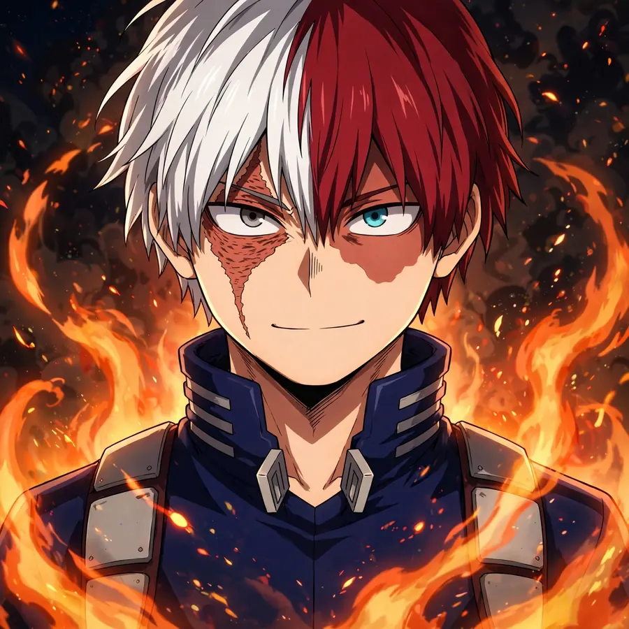 Fire pfp Todoroki: original blaze